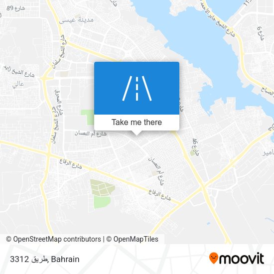 طريق 3312 map