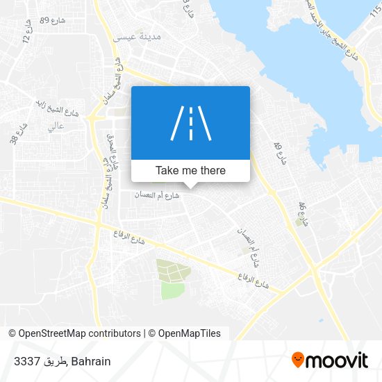 طريق 3337 map