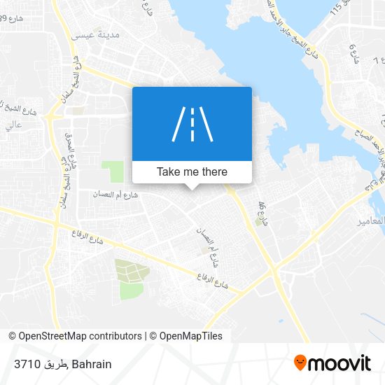 طريق 3710 map
