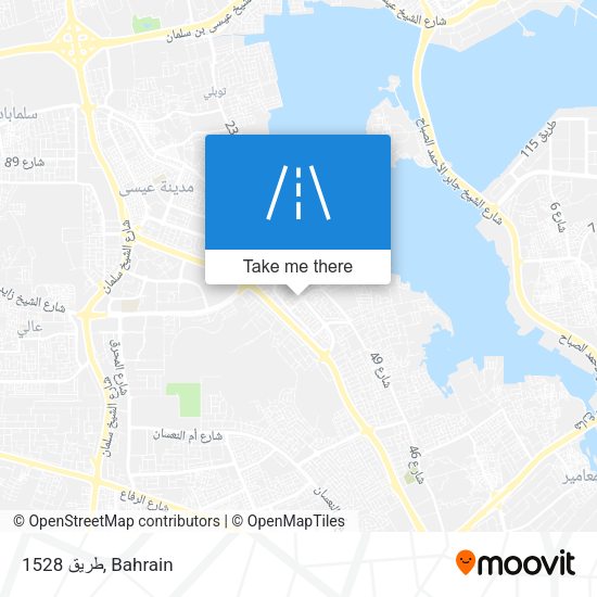 طريق 1528 map