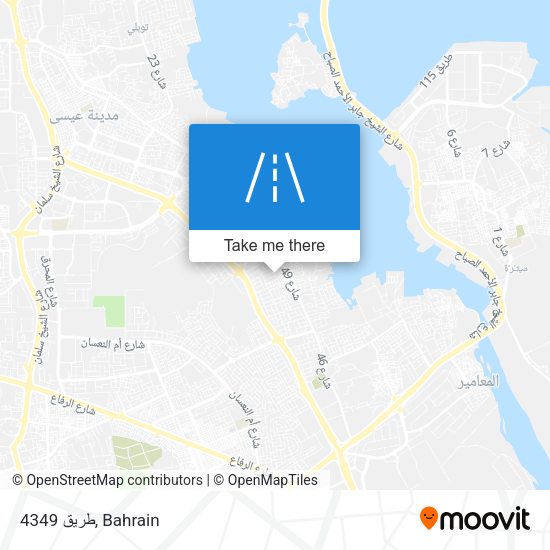 طريق 4349 map