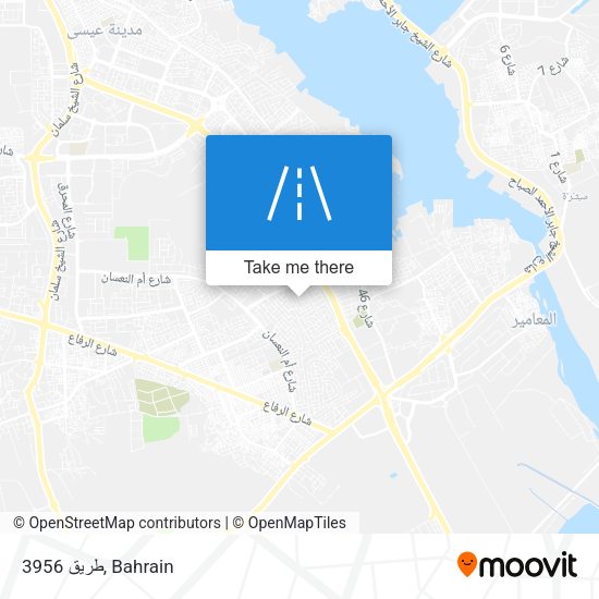 طريق 3956 map