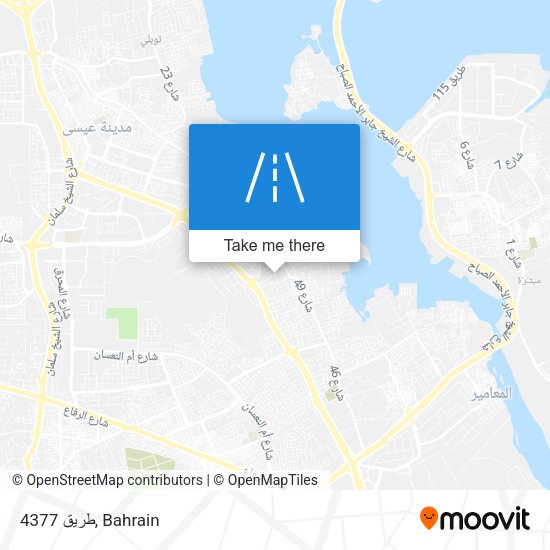 طريق 4377 map