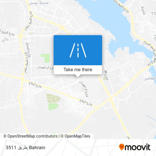 طريق 3511 map