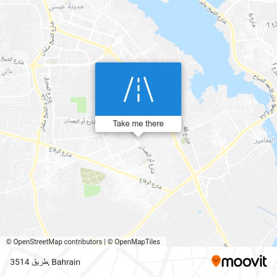 طريق 3514 map