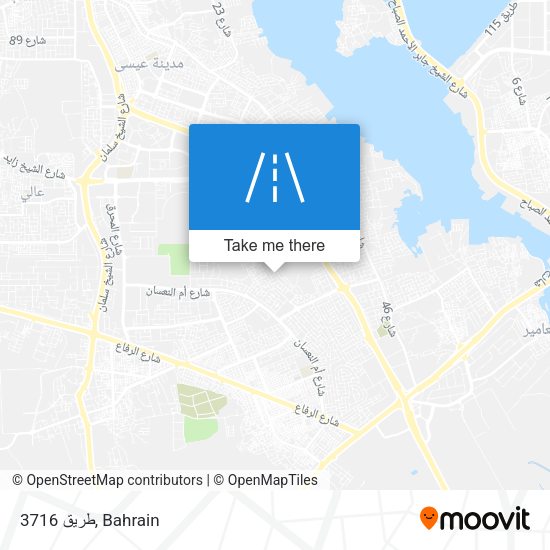 طريق 3716 map
