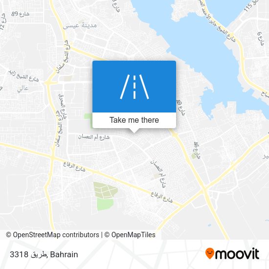 طريق 3318 map