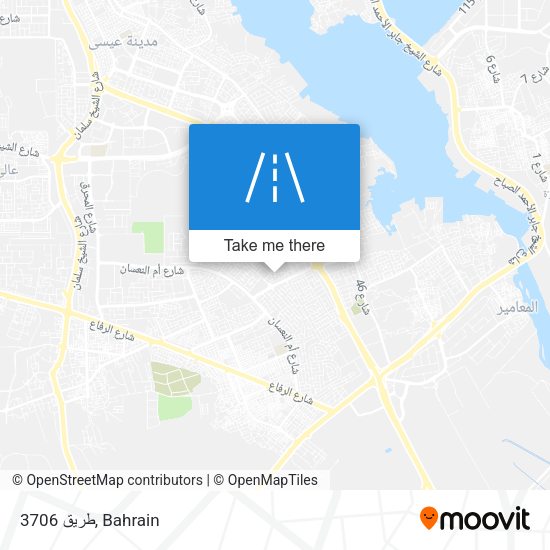 طريق 3706 map