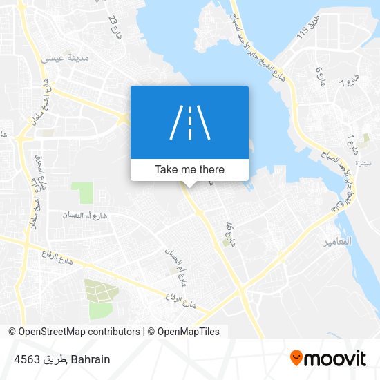 طريق 4563 map
