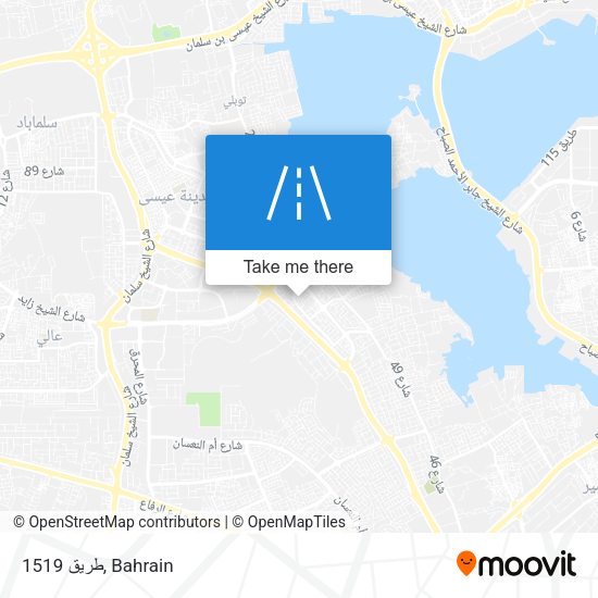 طريق 1519 map