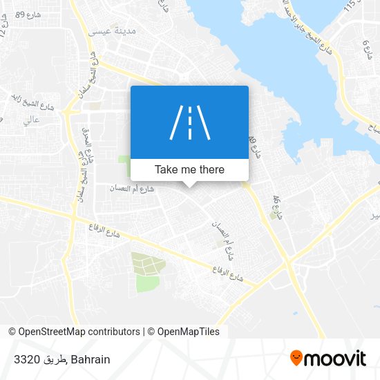 طريق 3320 map