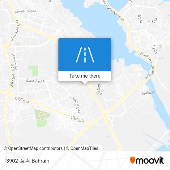طريق 3902 map