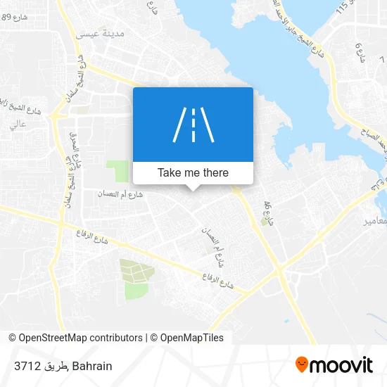 طريق 3712 map