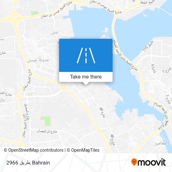 طريق 2966 map
