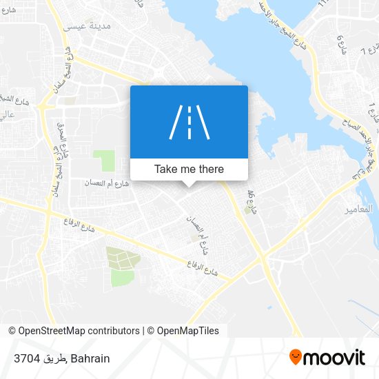 طريق 3704 map