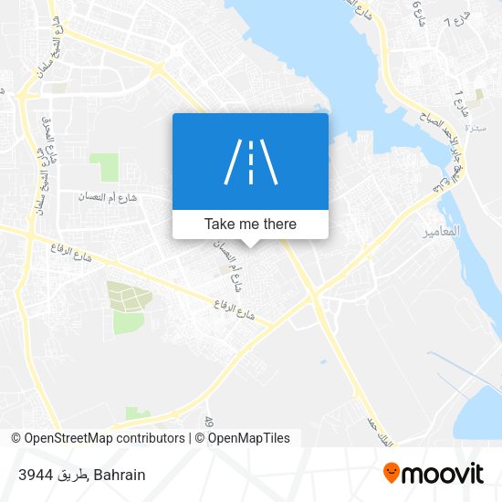 طريق 3944 map
