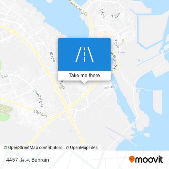 طريق 4457 map