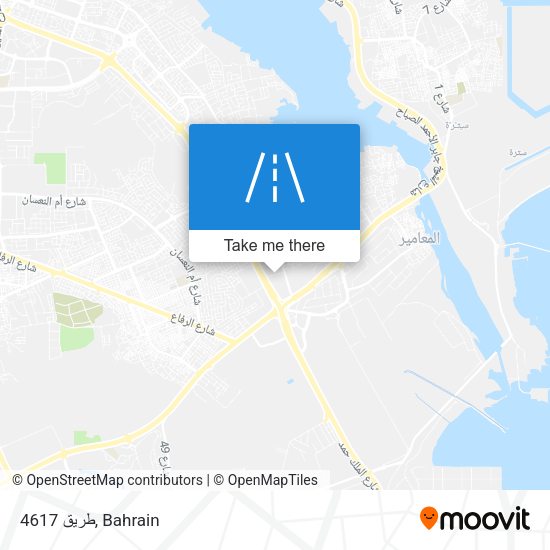 طريق 4617 map