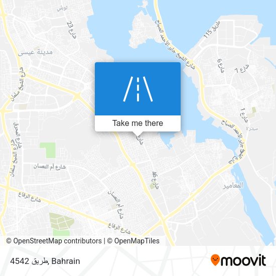 طريق 4542 map