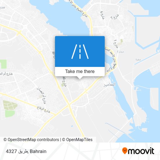 طريق 4327 map
