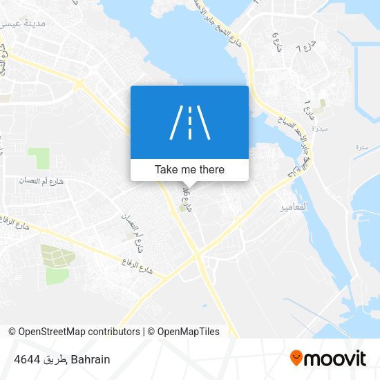 طريق 4644 map