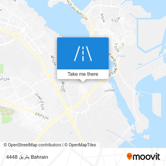 طريق 4448 map