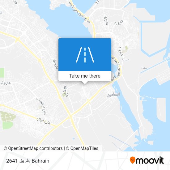 طريق 2641 map