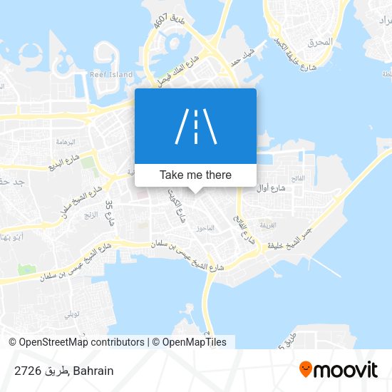 طريق 2726 map