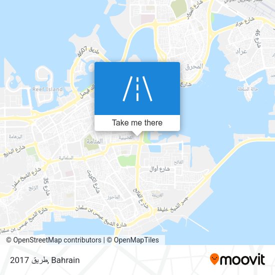 طريق 2017 map