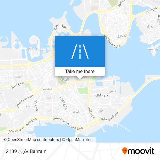 طريق 2139 map