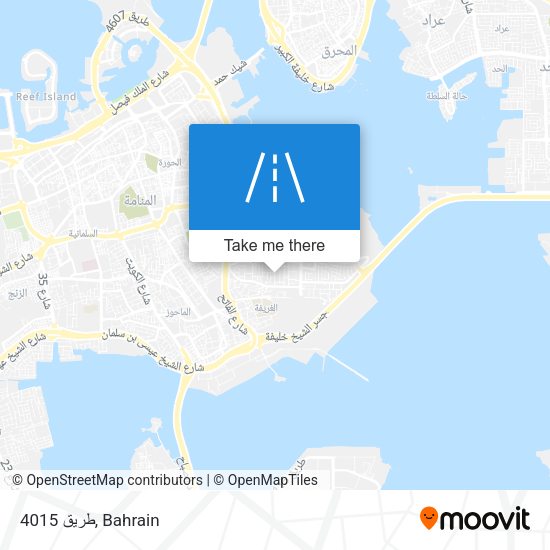 طريق 4015 map