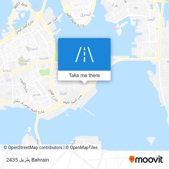 طريق 2435 map