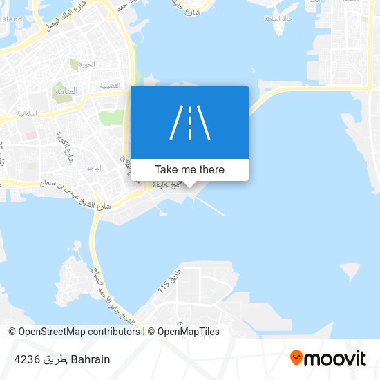 طريق 4236 map