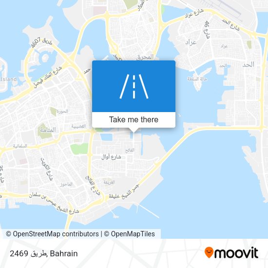 طريق 2469 map