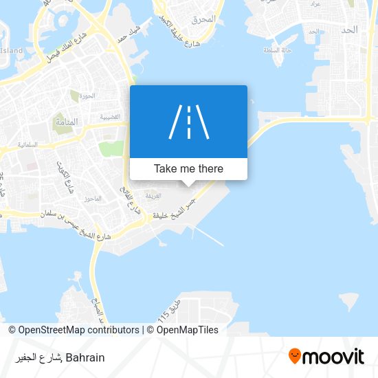 شارع الجفير map