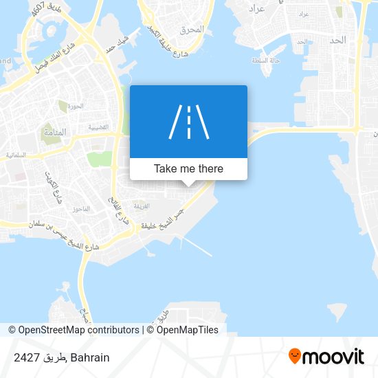 طريق 2427 map