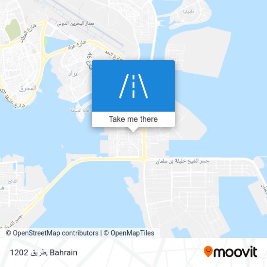 طريق 1202 map