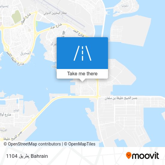طريق 1104 map