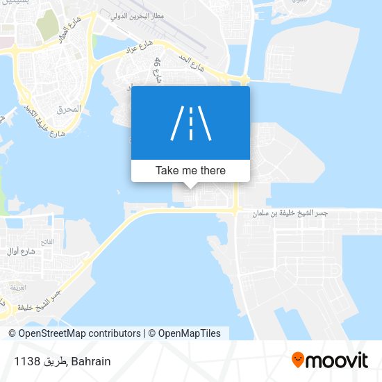طريق 1138 map