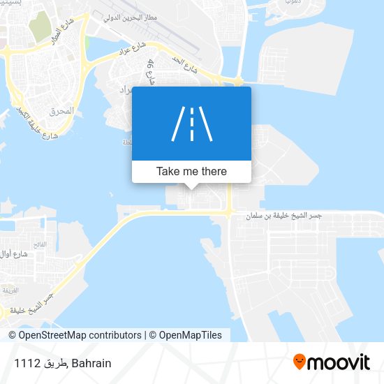 طريق 1112 map