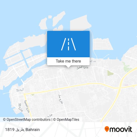 طريق 1819 map