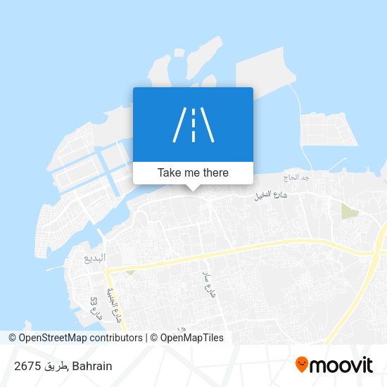 طريق 2675 map