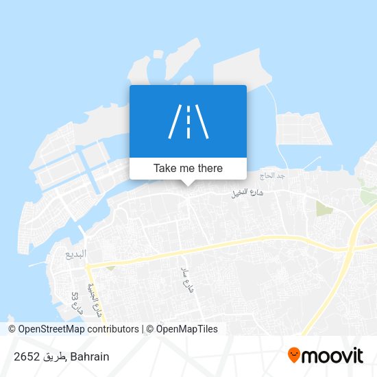 طريق 2652 map