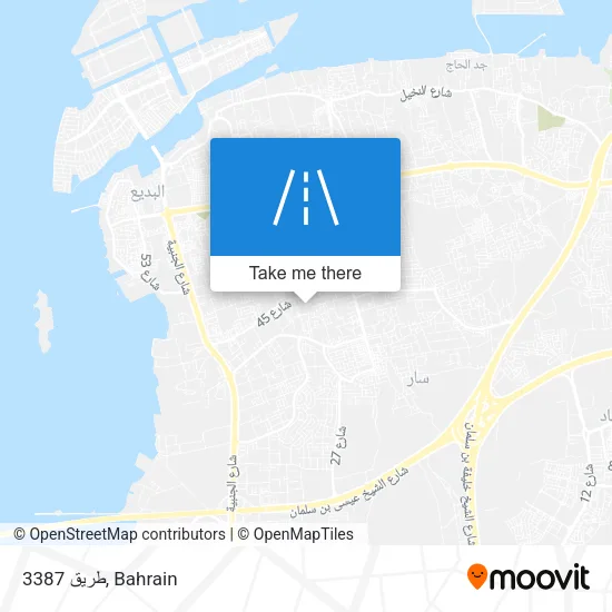 طريق 3387 map
