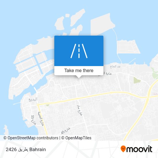 طريق 2426 map