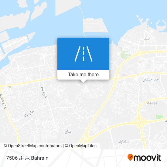 طريق 7506 map