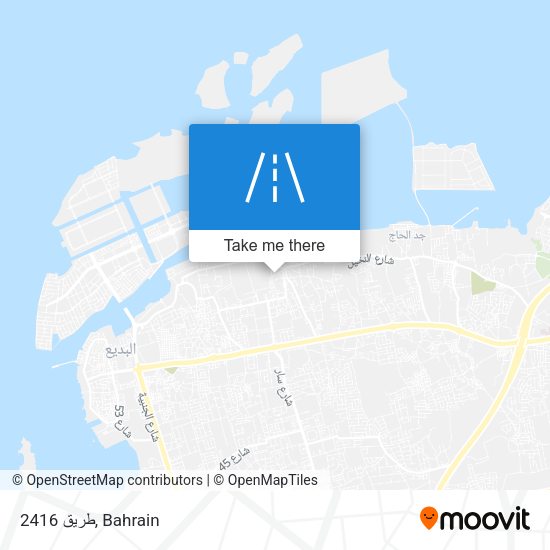 طريق 2416 map