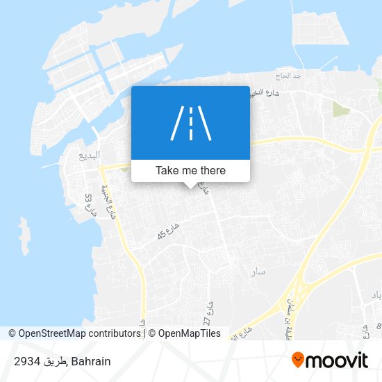 طريق 2934 map