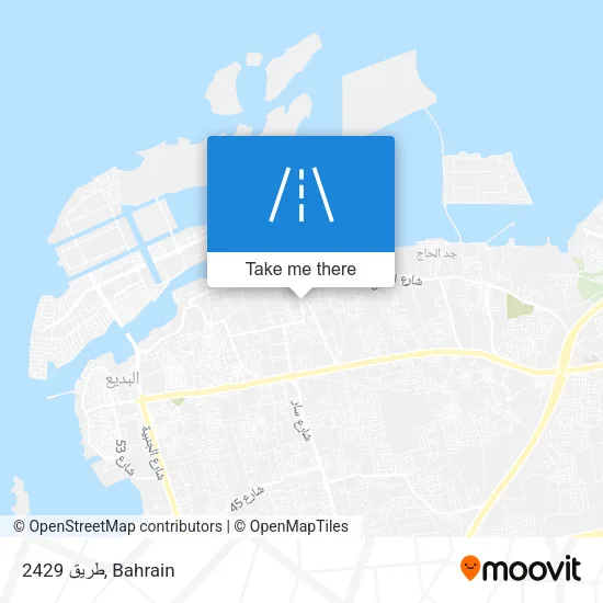 طريق 2429 map