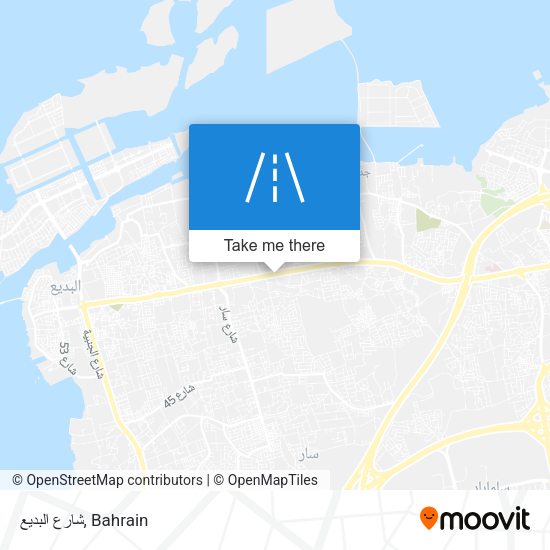 شارع البديع map